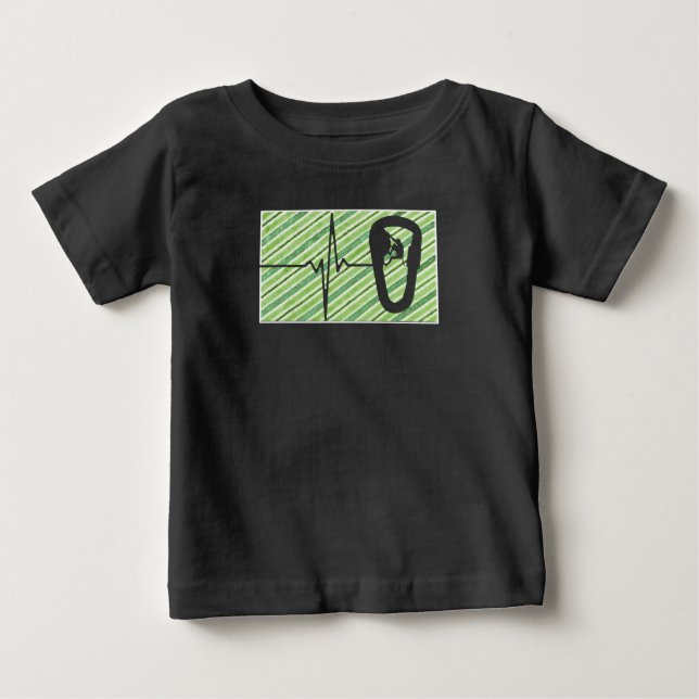 Retro present för klättrare t shirt (Framsida)