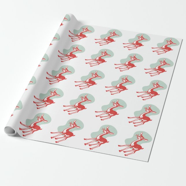 Retro Presentpapper (Utrullad)