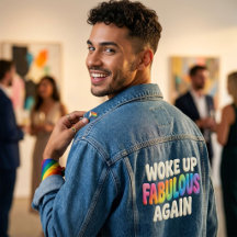Retro Pride Puff Style Vaknade Upp Fantastisk Igen