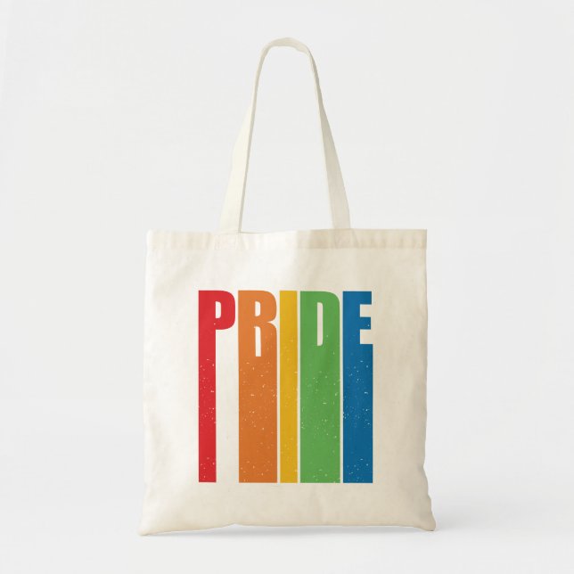 Retro-Pridet regnbåge Tygkasse (Framsidan)