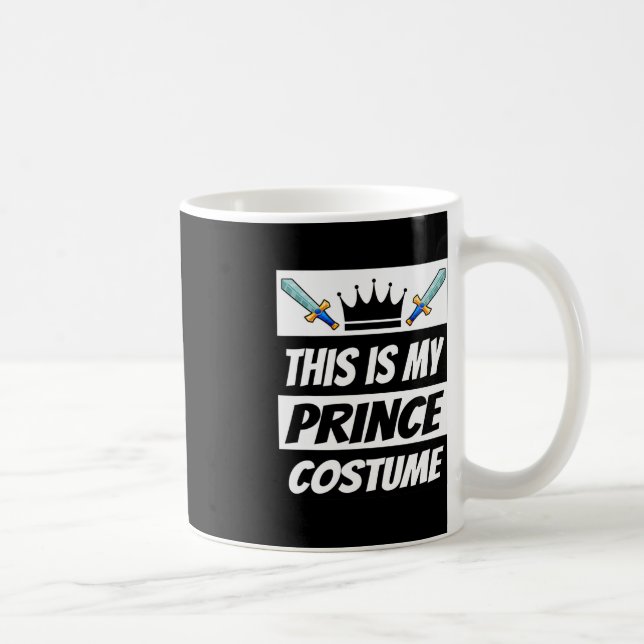 Retro Prince Costume Funny Halloween Costume Manar Kaffemugg (Höger)