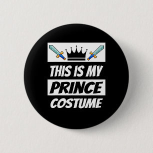 Retro Prince Costume Roligt Halloween Costume Mana Knapp