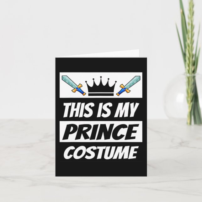 Retro Prince Costume Roligt Halloween Costume Mana Kort (Framsida)