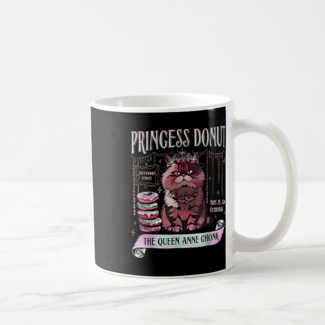 Retro Princess Donut Dungeon Crawler Carl Bok Lov Kaffemugg (Höger)