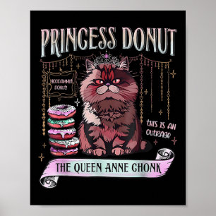 Retro Princess Donut Dungeon Crawler Carl Bok Lov Poster