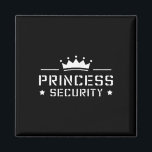 Retro Princess Security Boys Brother Birthday Papp Magnet<br><div class="desc">Retro Princess Security Boys Brother Birthday Pappa & Mamma</div>