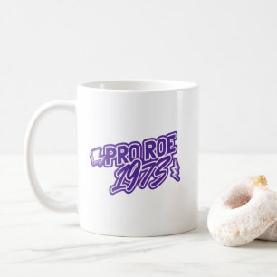 Retro Pro Roe 1973 Kvinnors höger roe v wade Cof Kaffemugg