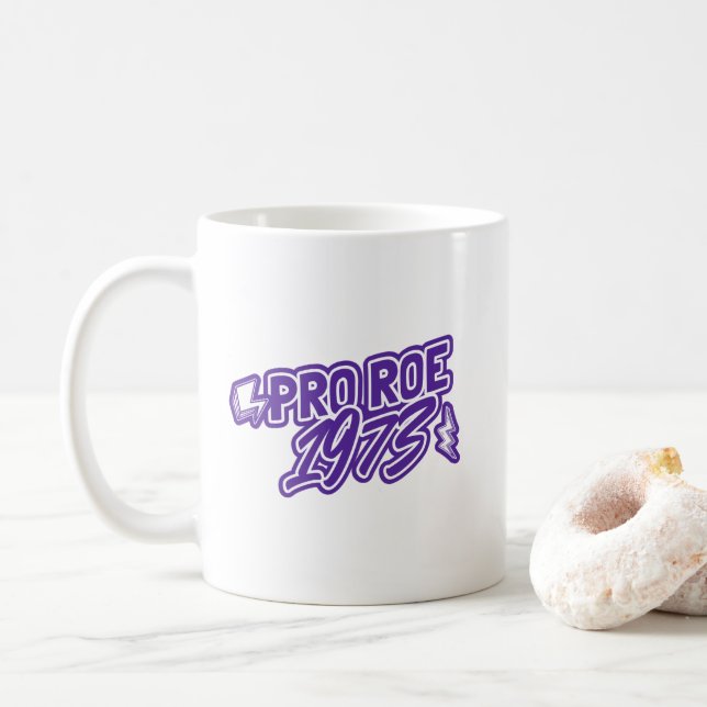 Retro Pro Roe 1973 | Kvinnors höger roe v wade Cof Kaffemugg (Med munk)