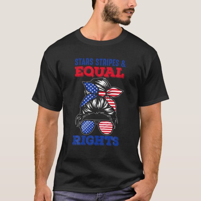 Retro Pro - välj kvinnlig stjärna Rand Ligh T Shirt (Framsida)