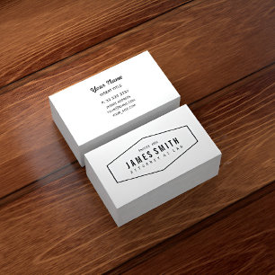 Retro Professionell Attorney Visitkort