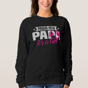 Retro Proud New Pappa Det är en Gender för flickor T Shirt