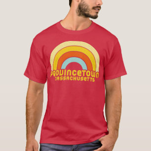 Retro Provincetown Massachusetts T Shirt