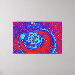 Retro Psychedelic Crazyness Canvastryck