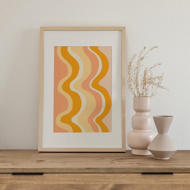 Retro psychedelic Groovy Colorful poster (Skapare uppladdad)