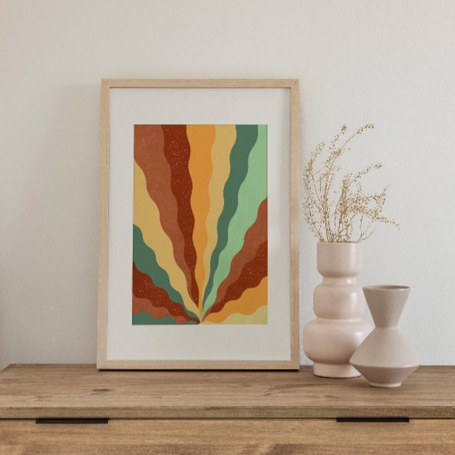 Retro psychedelic Groovy Colorful poster (Skapare uppladdad)