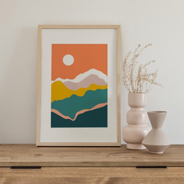Retro psychedelic Groovy Colorful poster (Skapare uppladdad)