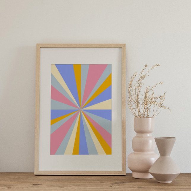 Retro psychedelic Groovy Colorful poster (Skapare uppladdad)
