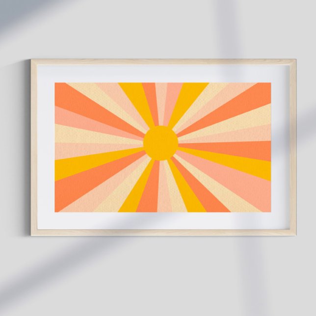 Retro psychedelic Groovy Colorful poster (Skapare uppladdad)