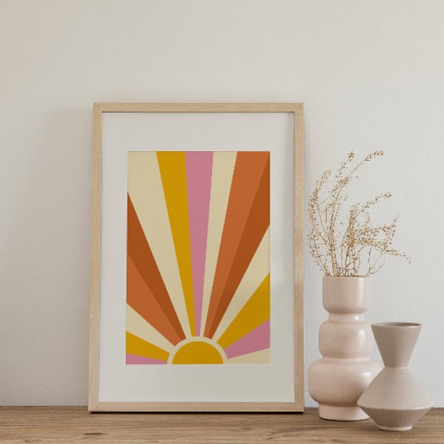 Retro psychedelic Groovy Colorful poster (Skapare uppladdad)