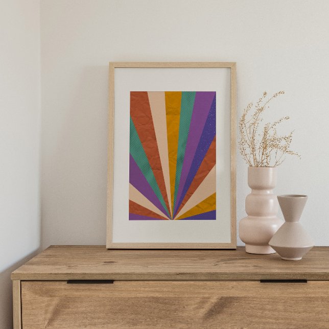 Retro psychedelic Groovy Colorful poster (Skapare uppladdad)