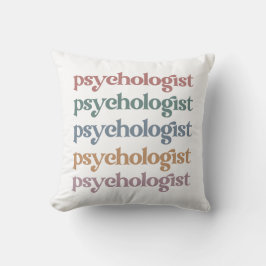 Retro Psycholog Psychology Student Studenten Kudde