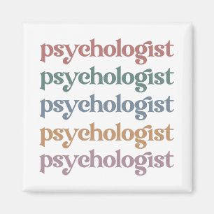 Retro Psycholog Psychology Student Studenten Magnet