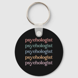 Retro Psycholog Psychology Student Studenten Nyckelring