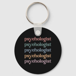 Retro Psycholog Psychology Student Studenten Nyckelring