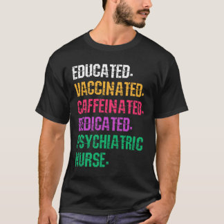 Retro Psyk Sjuksköterska Psykiatrisk Omvårdnad Men T Shirt