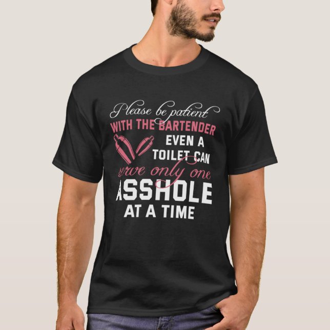 Retro Pub & Pub Owner som säger "Mixolog Bartender T Shirt (Framsida)