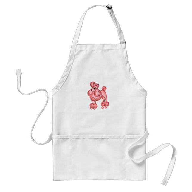 Retro Pudel Apron Förkläde (Framsidan)