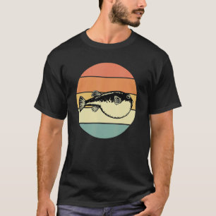Retro Pufferfish Apparat Puffer Fish Kärlek Blowfi T Shirt