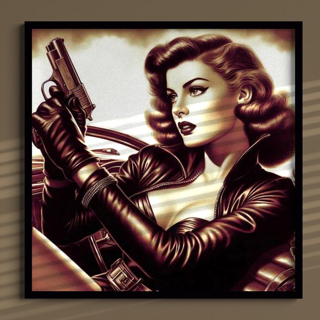 Retro Pulp Woman Poster (Skapare uppladdad)