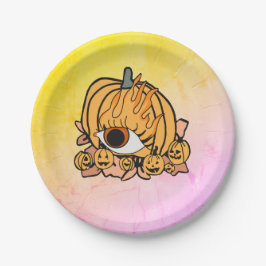 Retro Pumpkin Flamed Öga