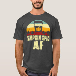 Retro Pumpkin Spice AF T Shirt