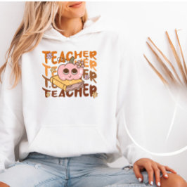 Retro Pumpkin Teacher | Cute Fall Teacher Gift T Shirt