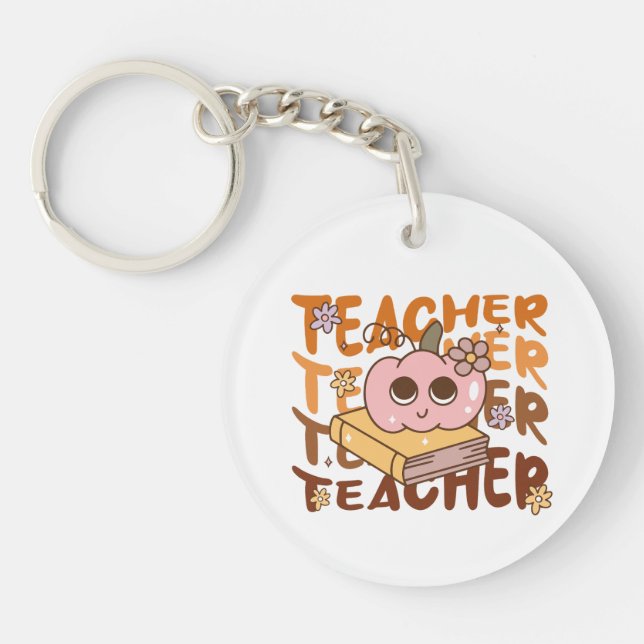 Retro Pumpkin Teacher Halloween Fall (Framsidan)