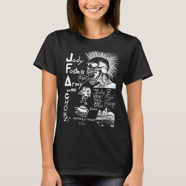 Retro punk-show: Jody Fosters armé T Shirt (Framsida)