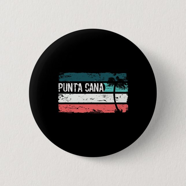 Retro Punta Cana slitna  Knapp (Framsida)