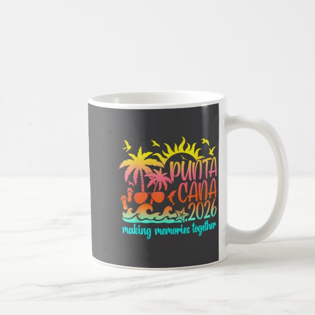 Retro Punta Vacation Cana Making Memories Together Kaffemugg (Höger)