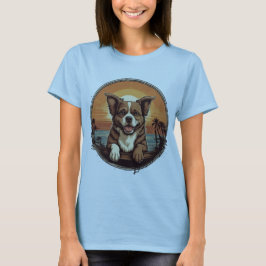 Retro Puppy T Shirt