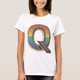 Retro 'Q' T Shirt
