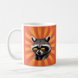 Retro Raccoon Mugg