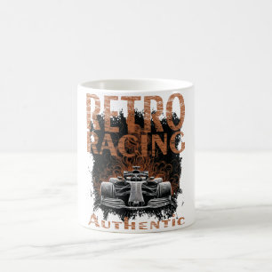 Retro Racing bil Äkta Kaffemugg