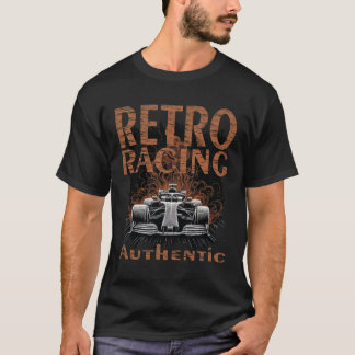 Retro Racing bil Äkta T Shirt