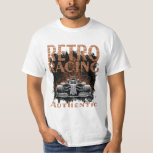 Retro Racing bil Äkta T Shirt