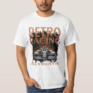 Retro Racing bil Äkta T Shirt