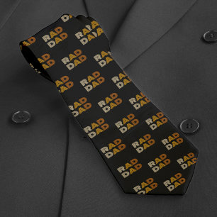Retro Rad Pappa Mönster Black Slips