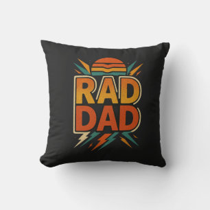 Retro Rad Pappa - Vintage Solnedslag Bult Desi Kudde
