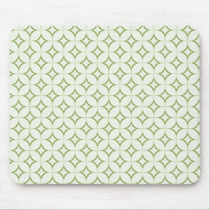 Retro Radiance Mousepad, Oliv grönt Musmatta